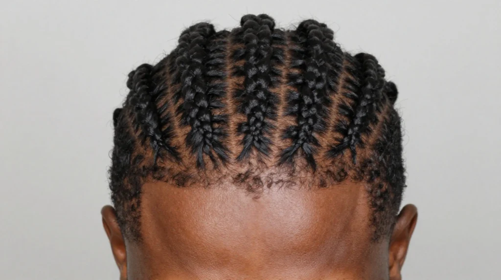 Straight Back Cornrows