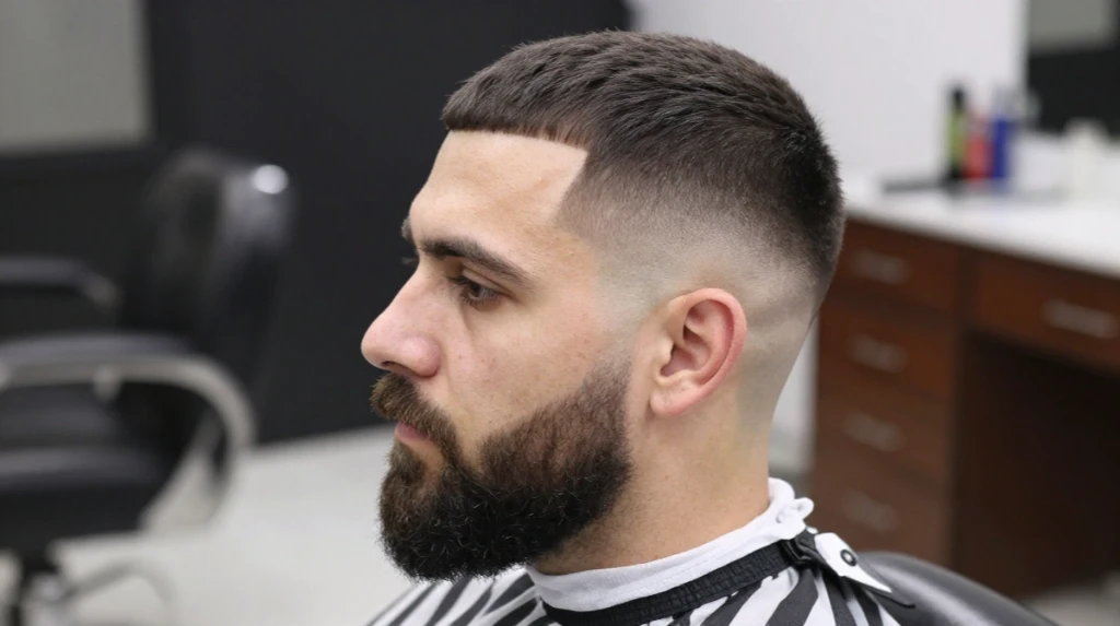 Taper Fade with Beard