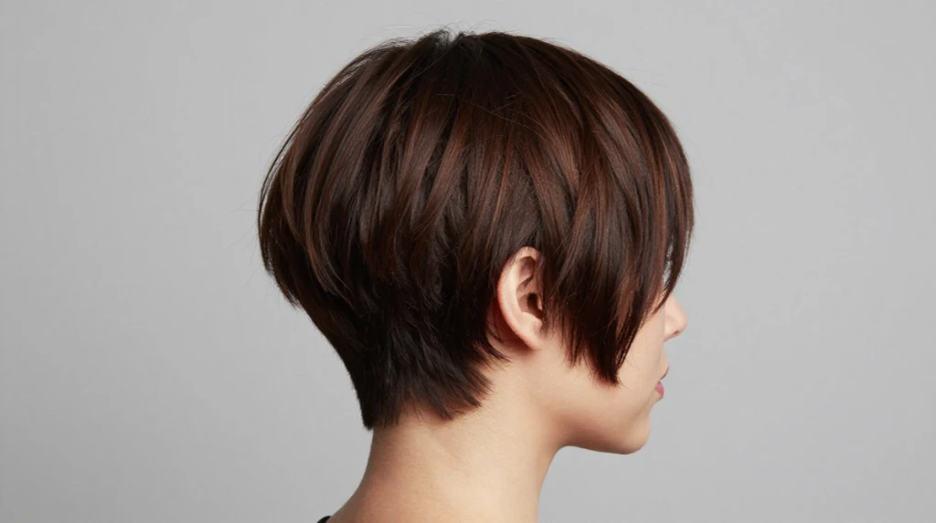 Tapered Nape Short Bob