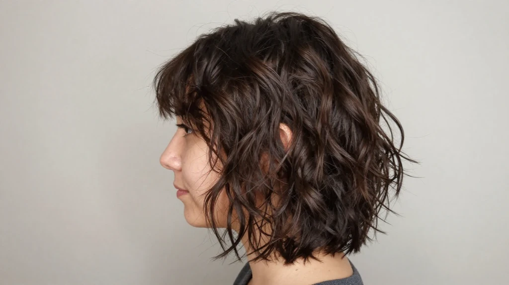 Textured Shag Cut for Natural Waves