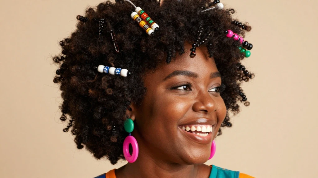 The Afro with Accessories