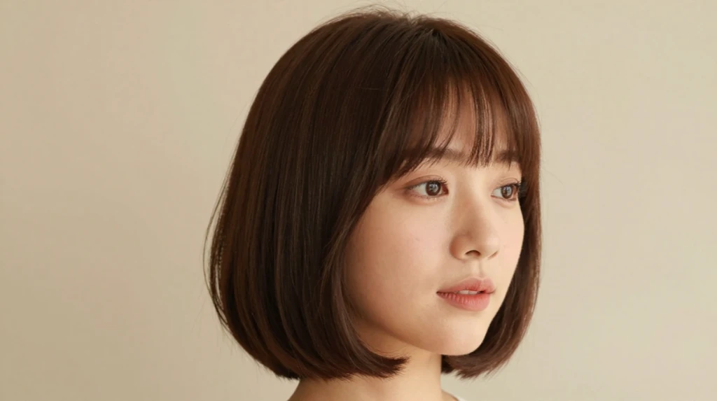 The Bob with Side-Swept Bangs