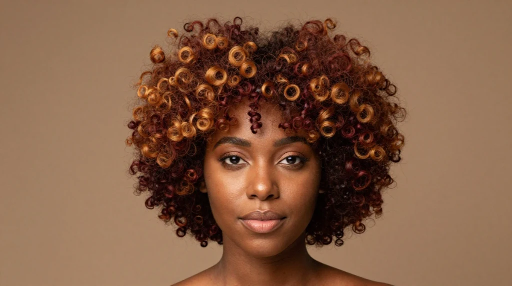 The Bold Color Afro