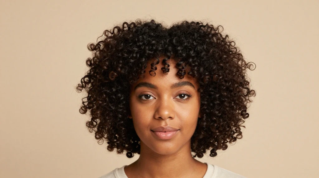 The Mini Afro with Defined Curls