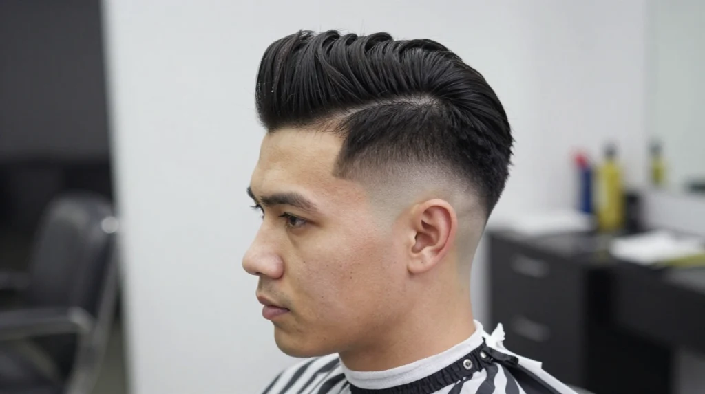 The Pompadour With Modern Undercut