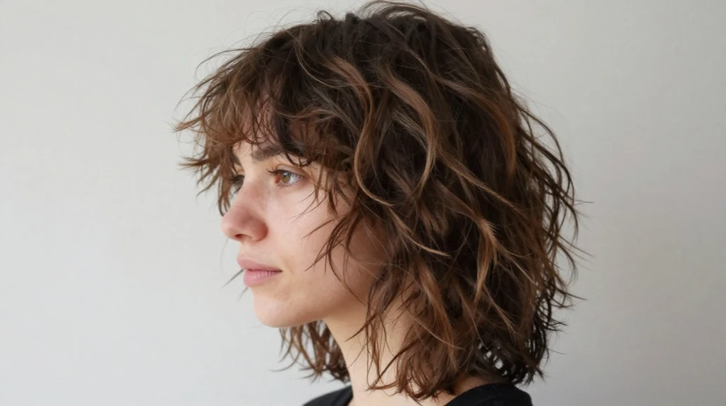The Wolf Cut for Wavy Hair