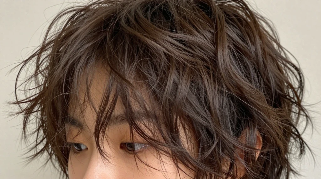 Tousled Shag Hair for a Lived-In Look