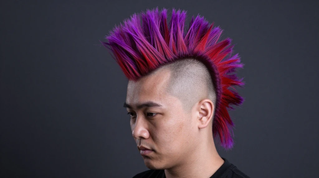Vivid Fantasy Color Mohawk