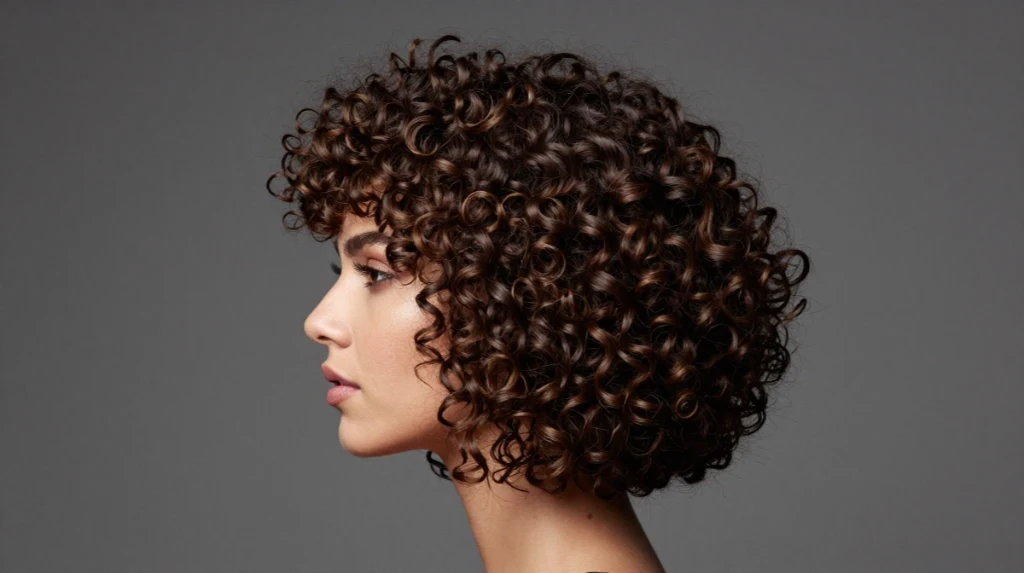 Voluminous Curly Bob