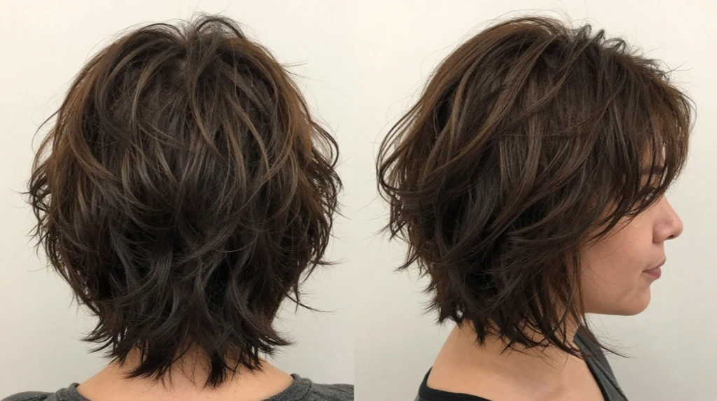 Voluminous Shag for Fine Hair