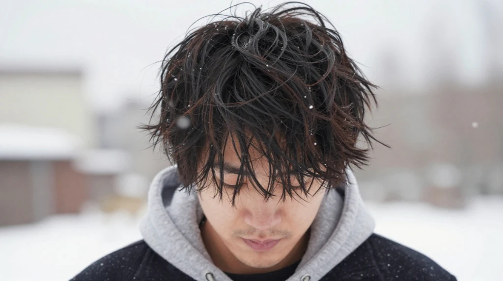 Winter Messy Hair