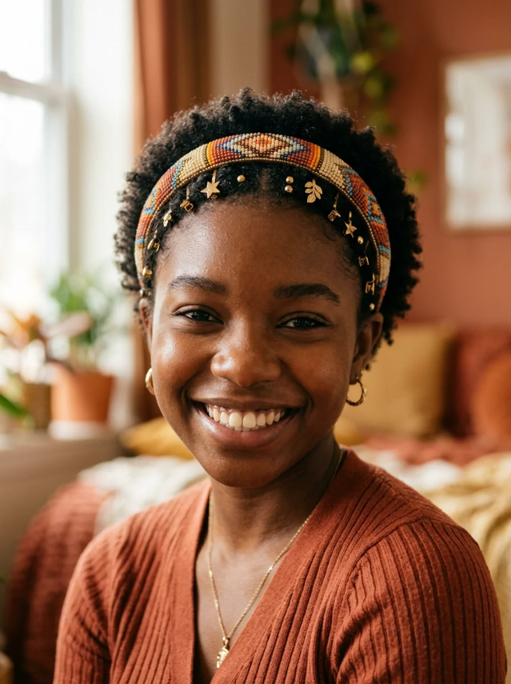 Accessorizing a TWA Turns Simplicity Into Something Striking