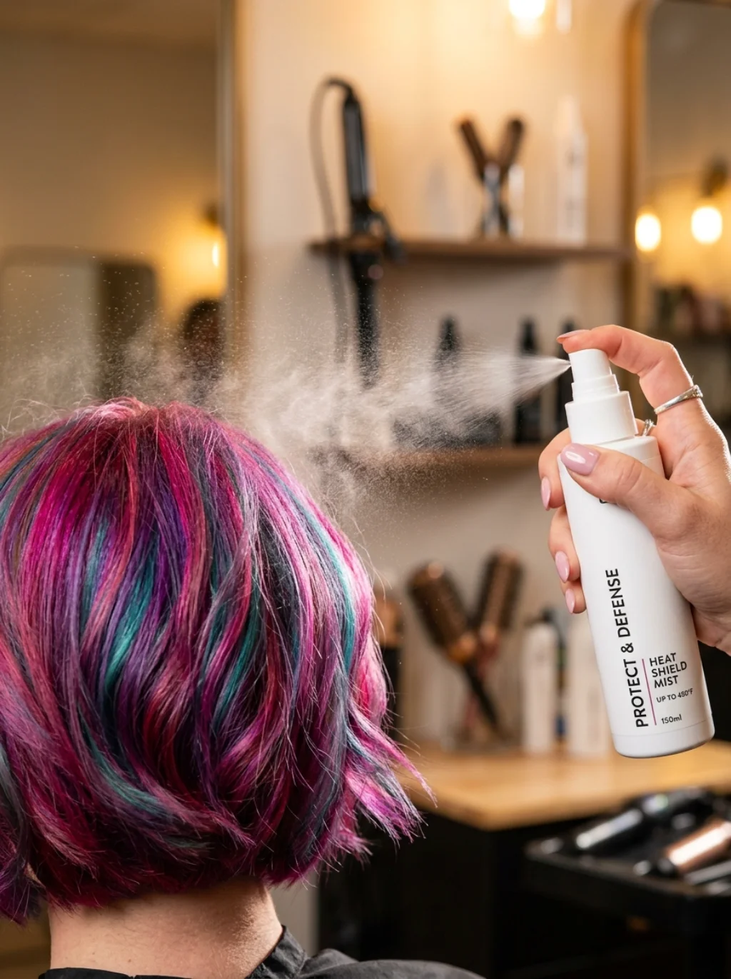 Heat Styling Tricks That Protect Vibrant Color From Fading Fast