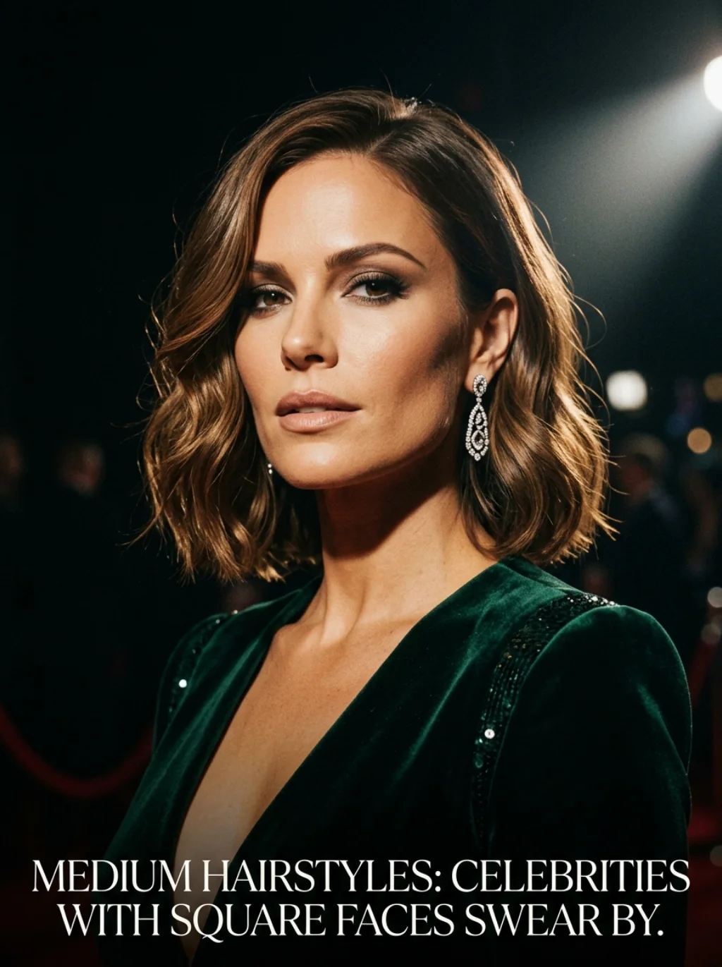 Medium Hairstyles Celebrities With Square Faces Swear By