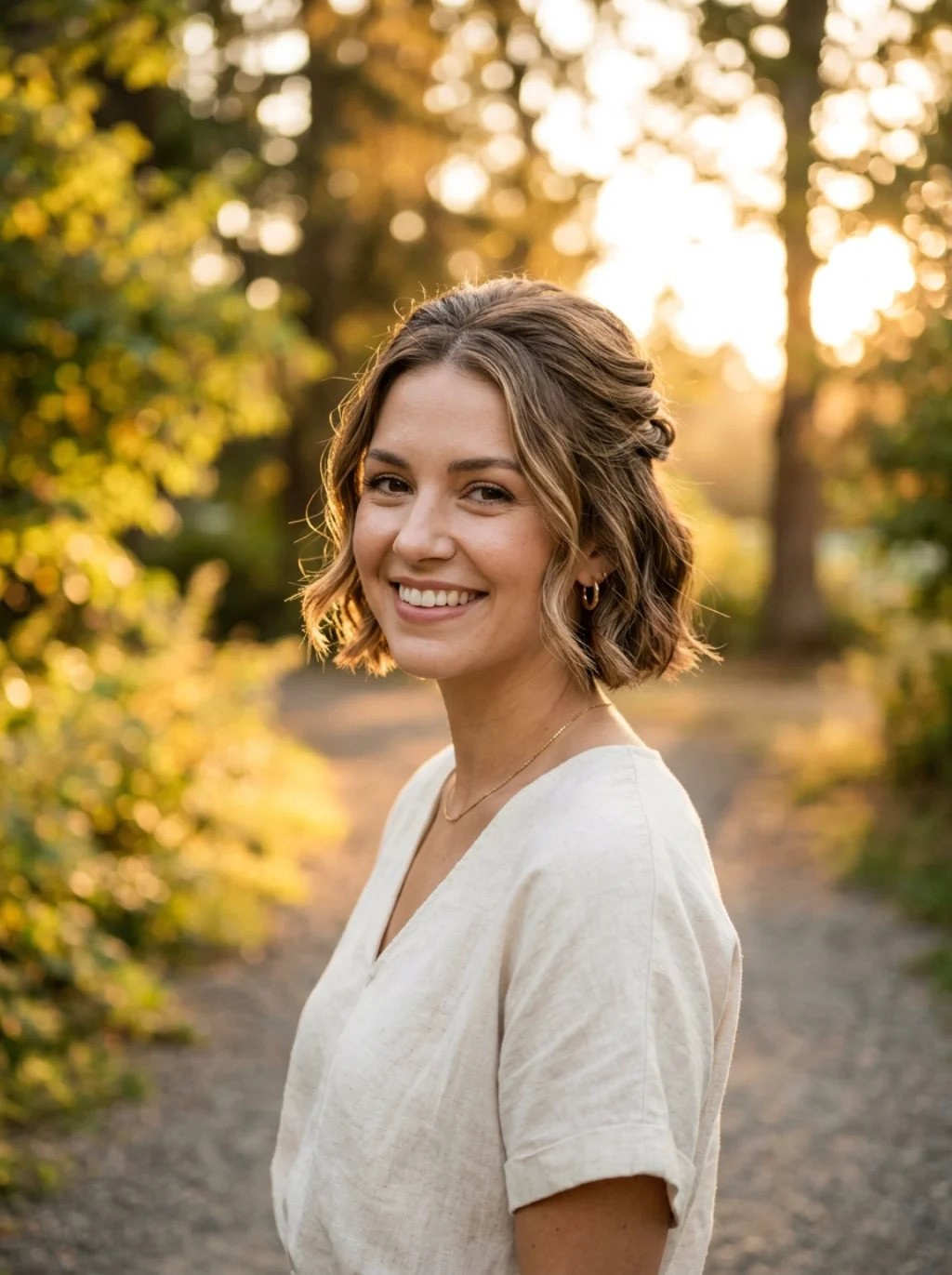 The Half Updo Trick That Works Even on the Shortest Layers