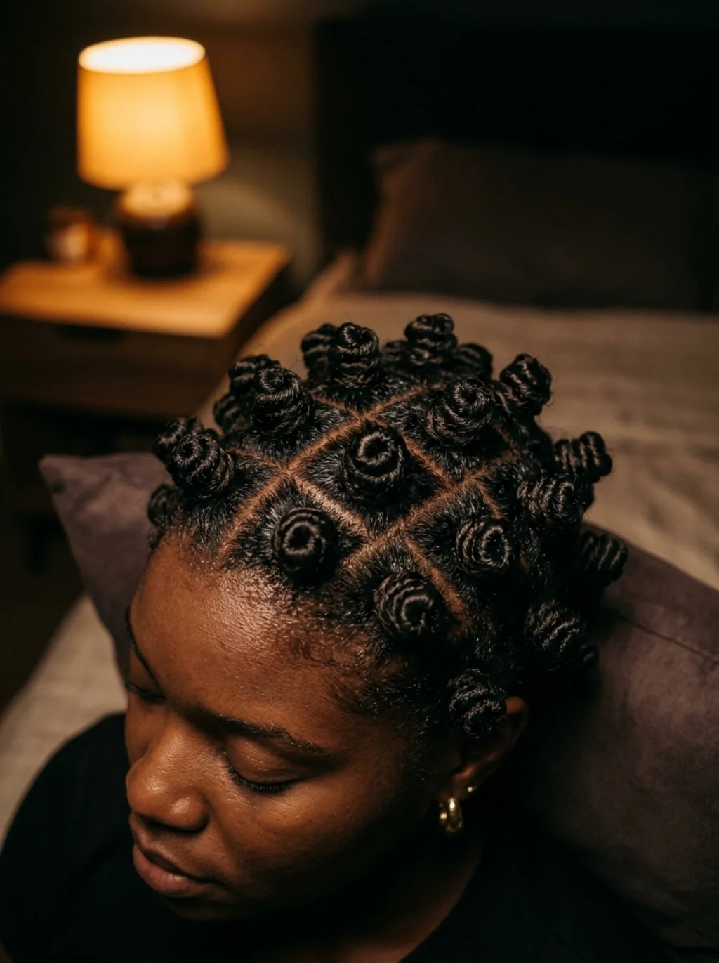Bantu Knots Create Texture Even the Shortest Curls Can't Hide