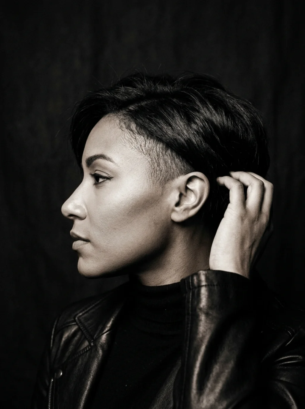 Undercut Details Hidden Beneath A Soft Textured Top