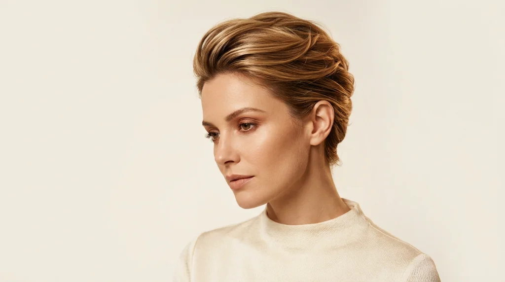 short hair updos